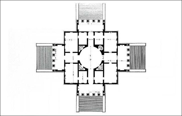 La Rotonda, Plano