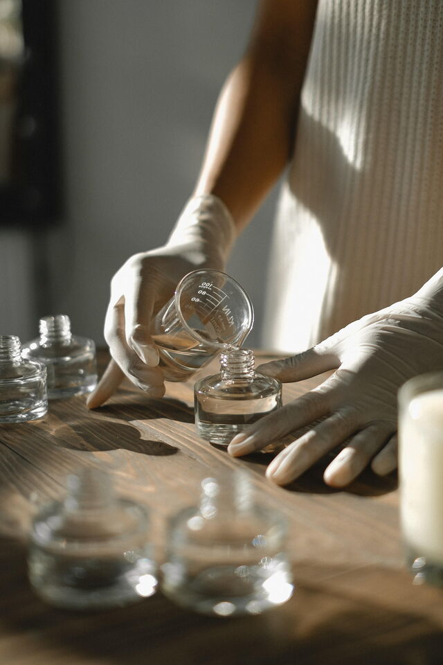 Elaboración del perfume