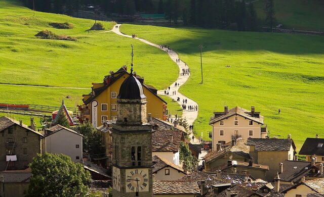 Una ciudad del Valle de Aosta