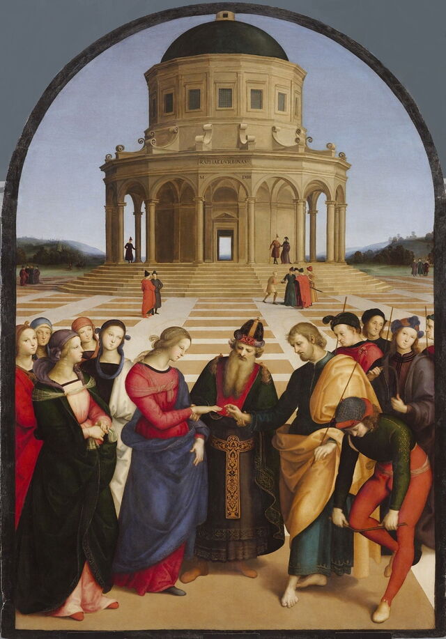 El Matrimonio de la Virgen de Rafael
