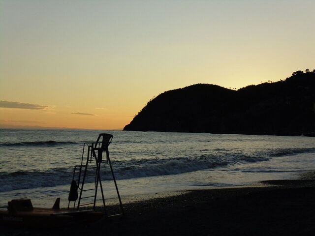 Una playa en Levanto