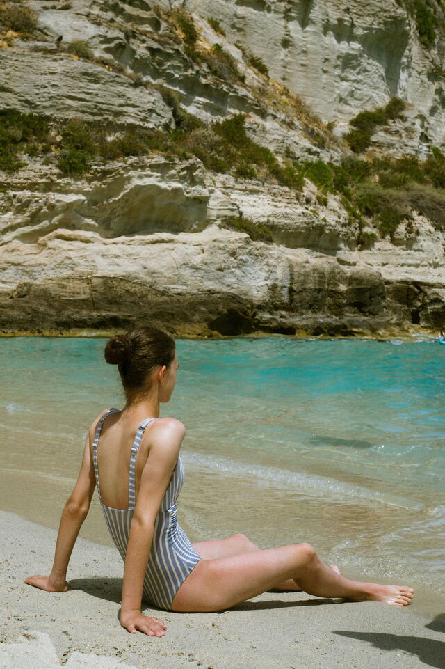 Una playa en Tropea