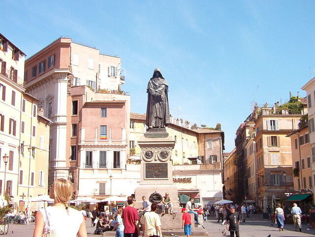 Estatua de Giordano Bruno, Campo de' Fiori
