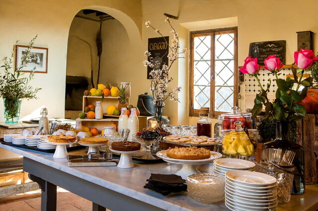 Castillo de Cafaggio, cocina