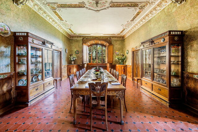 Castillo de Cafaggio, comedor