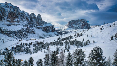 Val Gardena, paisaje