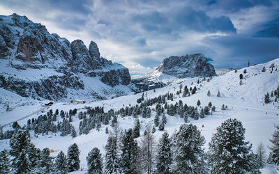 Val Gardena, paisaje