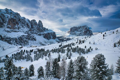 Val Gardena, paisaje
