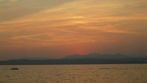 Puesta de sol en Sirmione