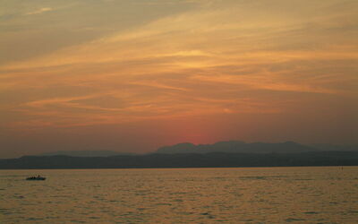 Puesta de sol en Sirmione