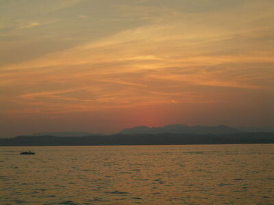 Puesta de sol en Sirmione
