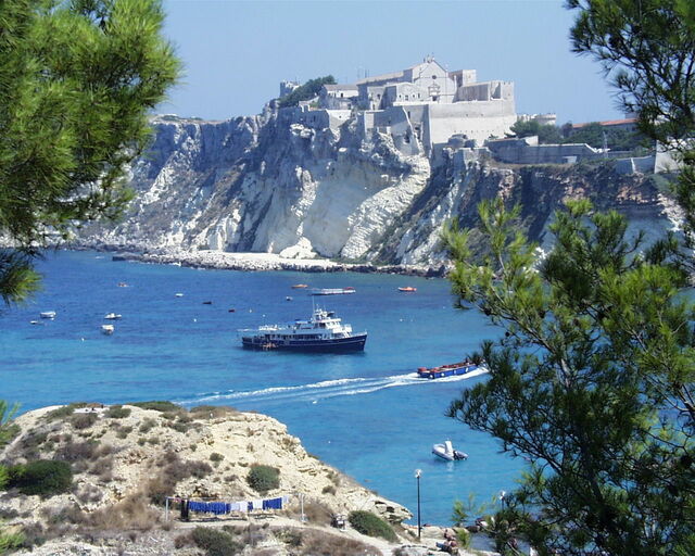 Isla de San Nicola en Apulia