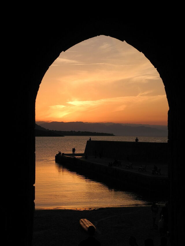 Cefalù, puesta de sol