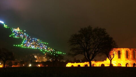 Monte Ingino Árbol de Navidad