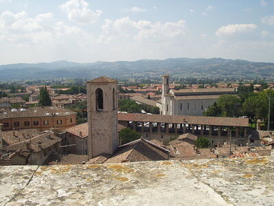 Vista sobre Gubbio