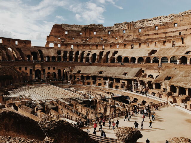 Interior del Coliseo