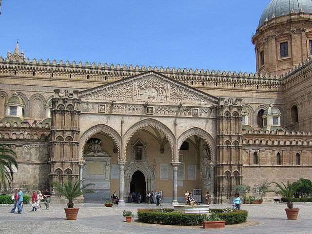 Fachada Sur, Catedral de Palermo
