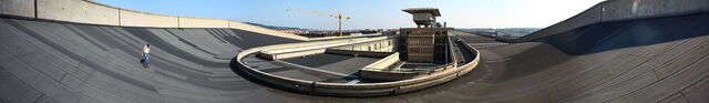 pista de pruebas en la azotea de la fábrica lingotto