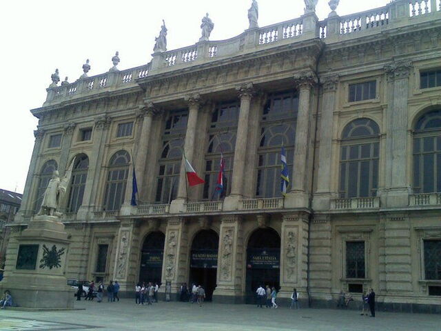 Fachada del Palazzo Madama, Turín