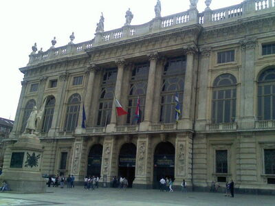 Fachada del Palazzo Madama, Turín