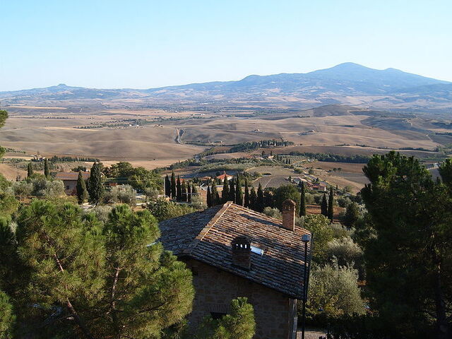 Vista desde Pienza