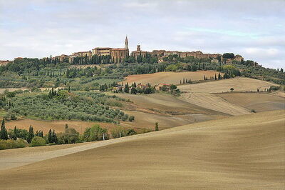 Vista desde Pienza