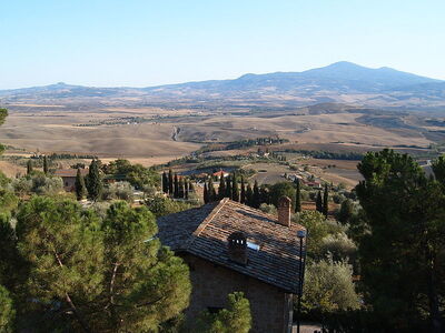 Vista desde Pienza