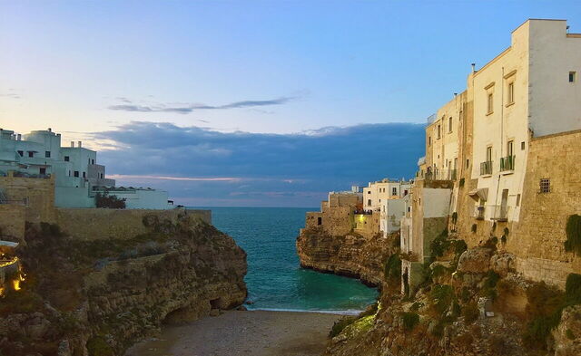 Playa en Polignano a Mare