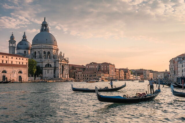 El canal de Venecia