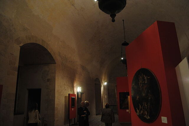 Interior del castillo de Ursino