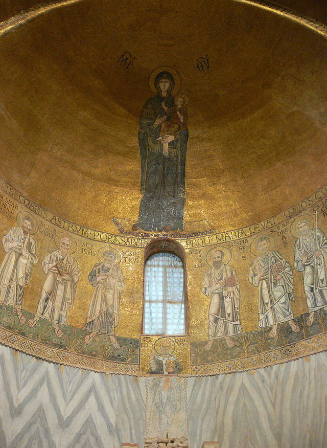 Torcello mosaico del ábside de oro