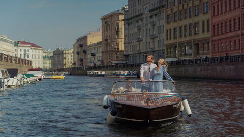 Una pareja en Venecia