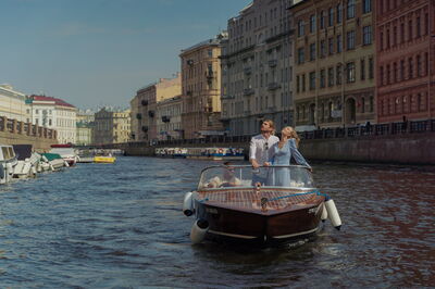 Una pareja en Venecia