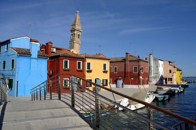 Burano en Venecia