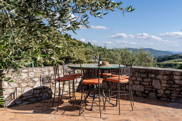 Villa Collinette, terraza