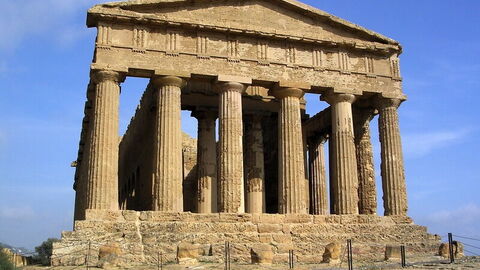 Templo griego en Agrigento