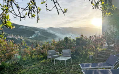 Casa Castagna, jardín