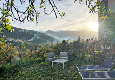 Casa Castagna, jardín