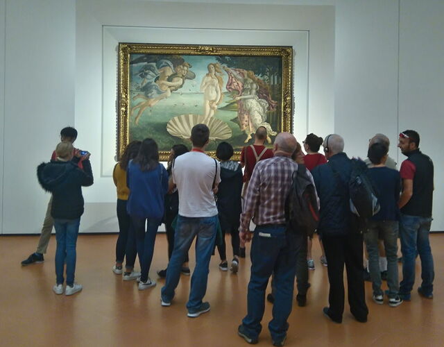 Nacimiento de Venus, Uffizi