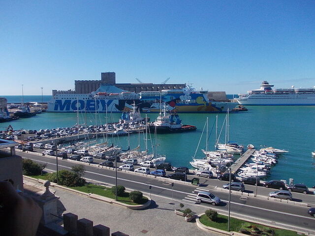 Puerto en Civitavecchia