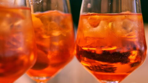 Copas de Aperol Spritz