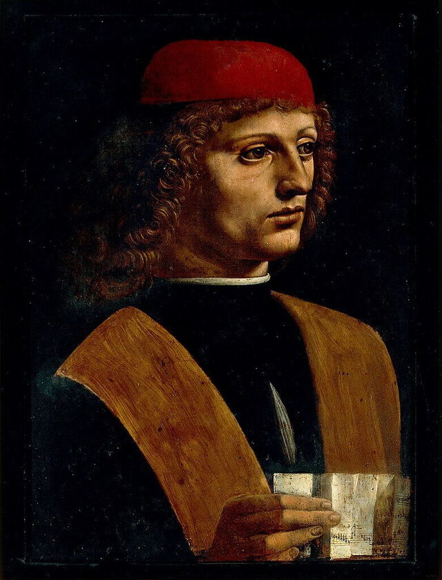 Retrato de un músico, Da Vinci