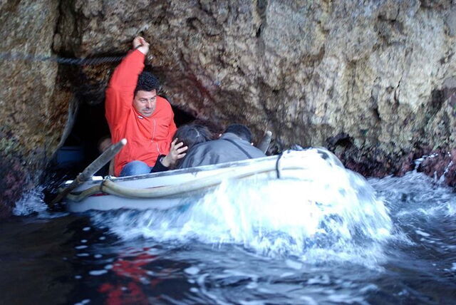 Salida de la Grotta Azzurra