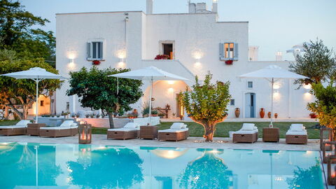 Masseria Lamacerase, piscina