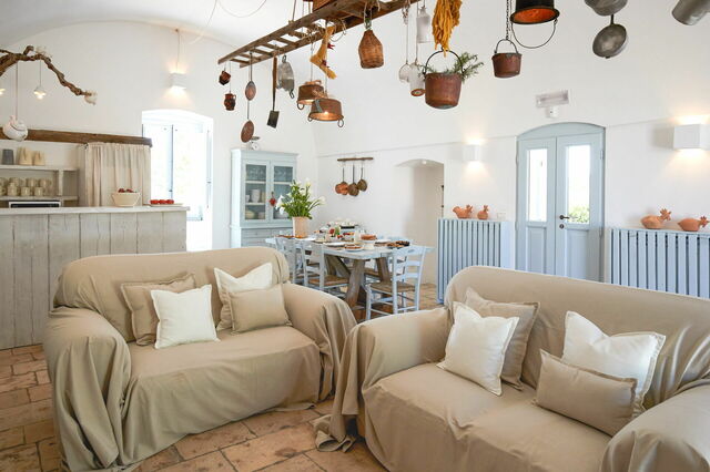 Sala de estar, Masseria Lamacerase