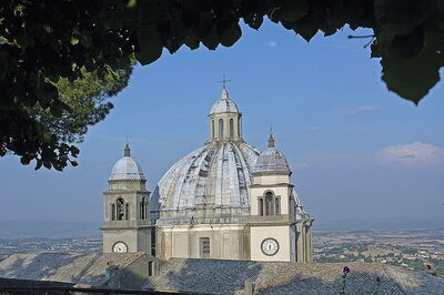 Tejado de la catedral de Montefiascone