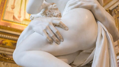 Detalle del Rapto de Proserpina de Bernini