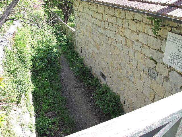 Sección de via Aurelia