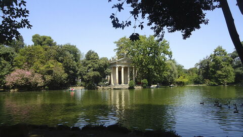 Los jardines de Villa Borghese