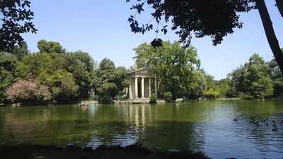 Los jardines de Villa Borghese